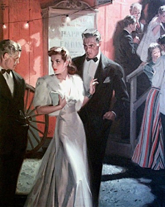 -一二山采集到当代画师-Tom lovell