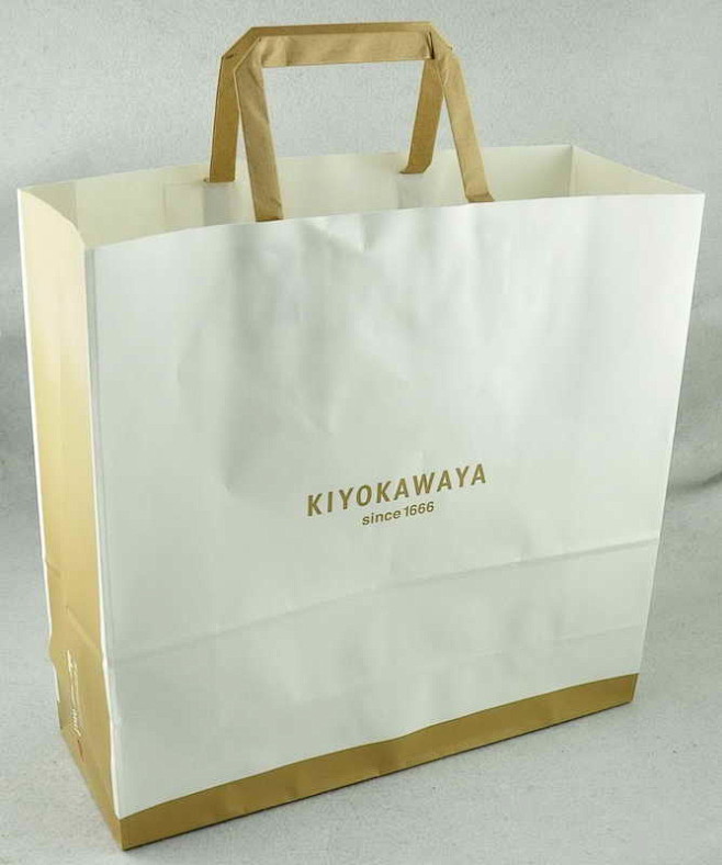 日本 KIYOKAWAYA 白色纸质礼品...