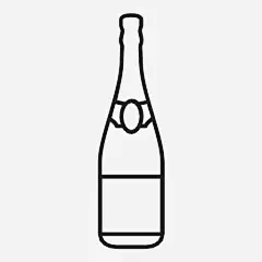 香槟起泡酒波普酒图标_88ICON https://88icon.com 香槟 起泡酒 波普酒 nye 玻璃杯 干杯 软木塞 庆祝 酒瓶 葡萄酒