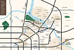 区位图，地产地图