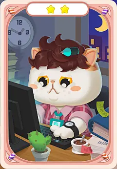 猫猫手绘合集_吴培鑫KING_插画图片-致设计