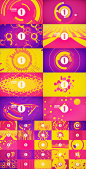 BBC Radio 1 Club Visuals : Animated loops for BBC Radio 1, to update their live event visual for use across a broad range of venues and artists performances.