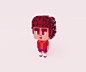 Voxel Characters : Some voxel art created and rendered using MagicaVoxel.