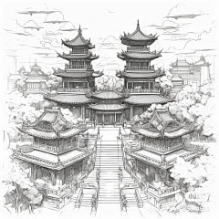 MVPACE采集到建筑线稿