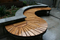 outdoor seating designed by Paal Grant.