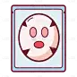 美妆护肤类多色扁平风icon-面膜