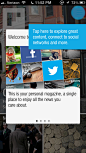 Flipboard社交杂志应用引导页设计，来源自黄蜂网http://woofeng.cn/
