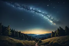 宇宙银河高清摄影图片