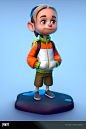 LuigiBoy - 3D Character Workshop by Shane Olson., Francisco Viloria : I did this model based on the amazing art of Luigi Lucarelli for the workshop. Shane propose a challenge, choose a Luigi Lucarelli character and sculpt. I've been trying to use as much 