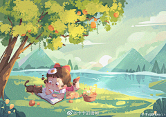 ice冷采集到插画参考