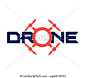 Drone Logo Concept Design - csp44138751