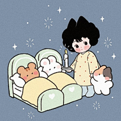 围巾裹着帽子采集到A     绘本