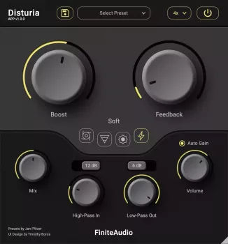 Finite Audio Disturia 1.0.0 破解版 – 尖端失真插件