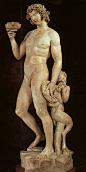米开朗基罗的雕塑《酒神巴库斯》<br/> <b…