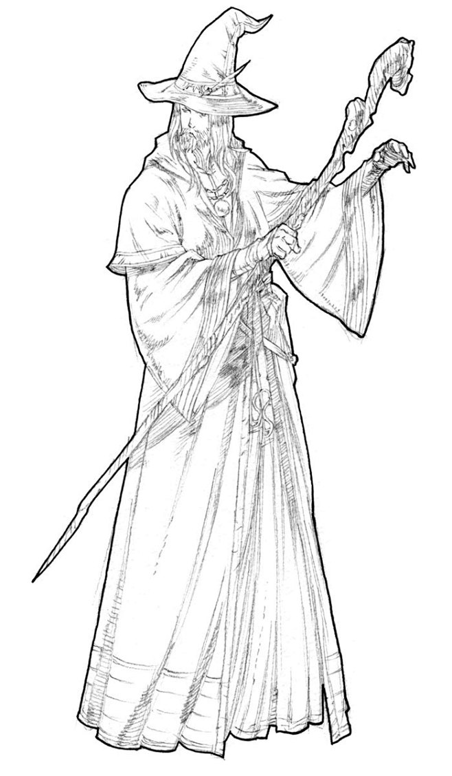 魔的巫师男性艺术:让我们紧紧拥抱1喜欢好看的线稿那布勒斯同采自www