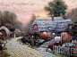 绘光大师Thomas_Kinkade_插画吧_百度贴吧