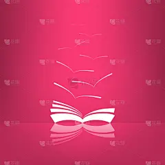 书形图标与海鸥