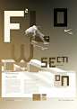 德国设计师Christoph Ruprecht为街头联盟设计的滑板海报。非常棒的字体与版式设计，Beautiful work!!
