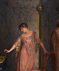 【欣赏】帕克斯顿古典油画---贵族女子的美丽身影_看图_欧洲宫廷吧_百度贴吧