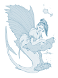 {线稿系列}角色线稿设计，动态（魔幻）