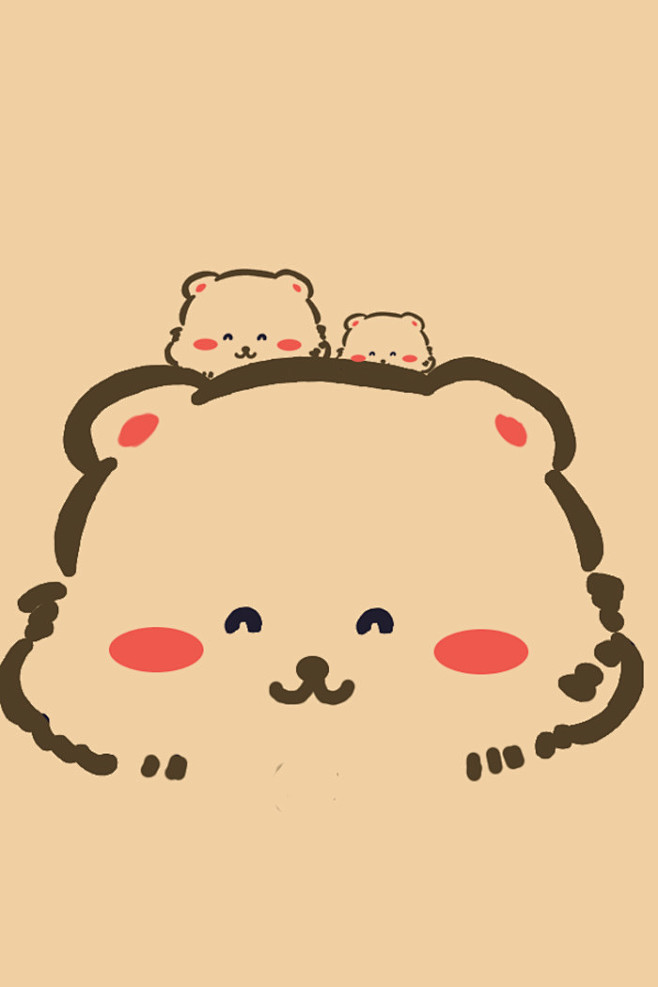 iphone壁纸萌物可爱背景套图韩系高清桌面女孩