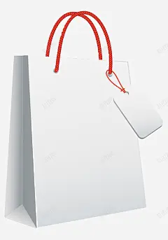 白色手绘购物袋 免费下载 页面网页 平面电商 创意素材