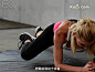 【性感美女教你Plank组合锻炼腹肌】平板支撑（plank）可以有效的锻炼腹横肌，被公认为训练核心肌群最有效的方法之一，每天坚持做可以让平坦的小腹重见天日。中文字幕。http://t.cn/zH8AFMI