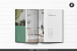 18页A4时尚现代简约商业计划书杂志画册排版设计id版式素材模板
