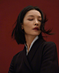 Photo by Magazine Editorial Archive on October 01, 2024. 可能是包含下列内容的图片：1 位用户、化妆、毛发和长大衣.