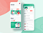 Medical App flat illustrations icon typography vector medical app medical illustration mobile app design mobile app mobile ui app mobile ux ui design