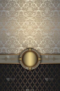 装饰复古背景与框架。