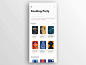 About the app of books ux ui search reading personal x iphone gif design book