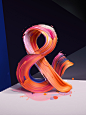 The New Republic Magazine - Ampersand : Typographic ampersand symbol created for The New Republic magazine - a hundred years old magazinethat treats mainly about politics, culture, art & big ideas.In Every issue the Book & The Arts section opener 