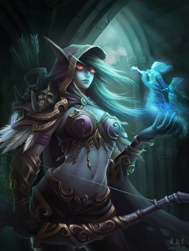 魔兽世界希尔瓦娜斯女王