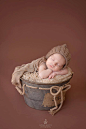 Knit Newborn Latte Hat Baby Bonnet Hat Newborn Knit by zoik