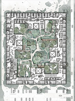 朝生采集到· Landscape ︱平面圖：Master Plan