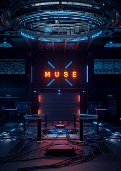 lost~迷途采集到C4D 产品、金属 建模渲染