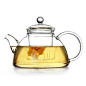vatiri 柔美曲线 手工玻璃过滤三件式茶壶 玻璃壶