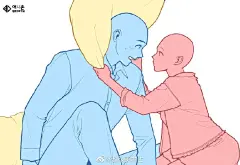 双人cp场景动作参考素材
,
人物插画、漫画设计师
,
anion_art ​​​​