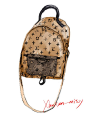 路易威登 Louis Vuitton2016秋冬。没有要选，全部想要。要说我最喜欢的包品牌，必然是大LV了.@北坤人素材