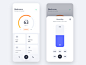 Air Purifier App air adjust humidity remote control pollution chart app modern mobile minimal smart clean purifier smarthome