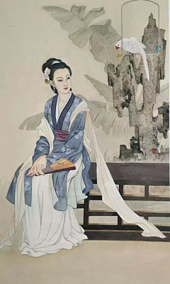 心愿*一世平安采集到国画人物速写