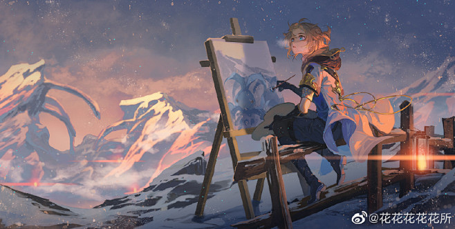 #原神[超话]#我们所身处的这座雪山，本...
