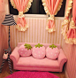 儿童沙发椅幼儿园小沙发组合粉色可爱公主女孩宝宝布艺草莓沙发-淘宝网