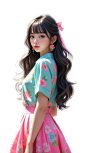 AI美女#模特#美女#PNG
