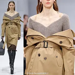 Balenciaga F/W 2016  | “就像在Vetements一样，我会从一张list开始，列明了需要设计的服装种类，例如衬衫，外套，风衣，印花裙等等。然后我们就直接开始立裁设计了，我从来不画草稿什么的。最后还会问一下自己，我们的朋友们都会喜欢穿这些衣服吗？”— Demna Gvasalia