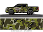 modern camouflage design for truck graphics vinyl wrap 