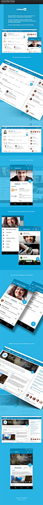 Linkedin Material Design
https://www.behance.net/gallery/19738707/Linkedin-Material-Design