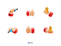 Iconly Pro - 3D hand icons by Iconly Pro for Piqo Studio on Dribbble