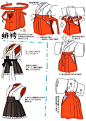 Manga Drawing Patterns Image result for Hakama Sewing Pattern